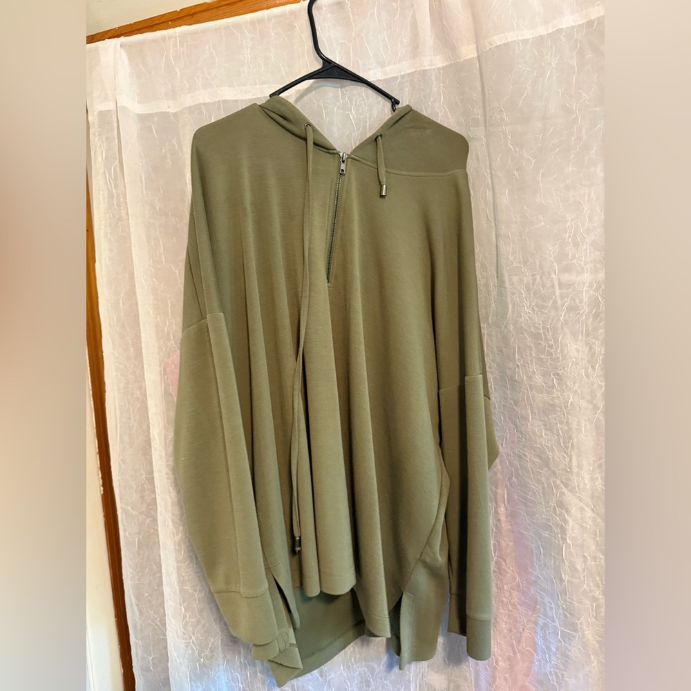 Olive Green Oversized Hoodie